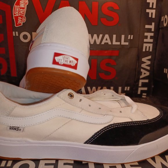 Vans Berle Pro Marshmallow Black Suede Canvas Men's 13 Rare VN0A3WKXKIG - Picture 6 of 11